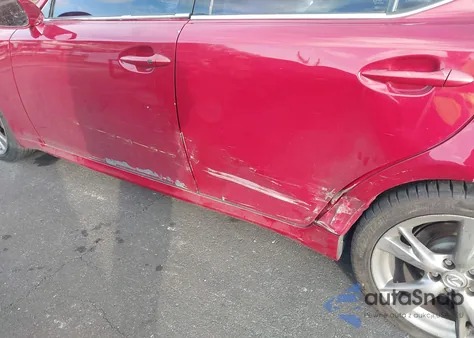 2009 Lexus Is 250 from USA, damaged, VIN JTHBK262995105321